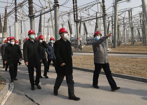 毛偉明到國網(wǎng)冀北電力調(diào)研指導(dǎo)疫情防控、慰問一線干部員工
