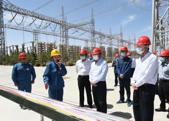 國(guó)家電網(wǎng)有限公司總經(jīng)理、黨組副書記辛保安赴國(guó)網(wǎng)寧夏電力調(diào)研