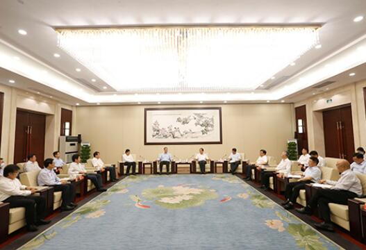 國家電網(wǎng)董事長毛偉明與浙江省委書記車俊、省長袁家軍會(huì)談