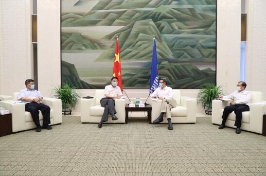 錢智民、江毅會見青海省委副書記、省長劉寧