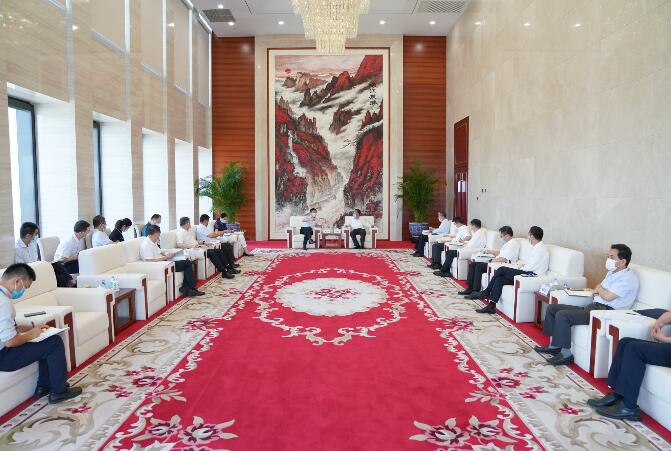 中國能建黨委書記、董事長汪建平會見陜西省副省長趙剛一行