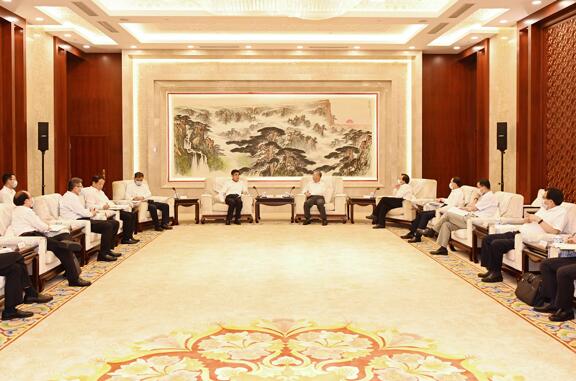 舒印彪拜會山東省委書記劉家義、省長李干杰