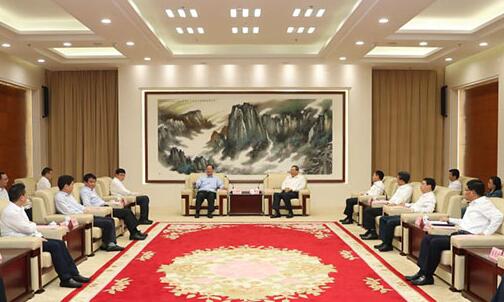 國(guó)家電網(wǎng)董事長(zhǎng)、黨組書(shū)記毛偉明拜會(huì)安徽省委書(shū)記李錦斌、省長(zhǎng)李國(guó)英