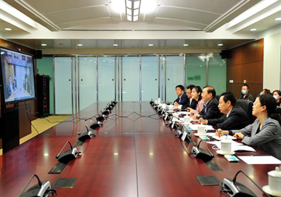 辛保安總經(jīng)理與SAP公司全球執(zhí)行董事會成員、全球業(yè)務(wù)總裁傅美黛舉行視頻會談