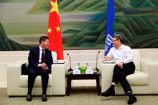 錢智民會(huì)見(jiàn)中信建投董事長(zhǎng)王常青、總裁李格平