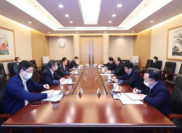 毛偉明會見上海市委常委、副市長吳清