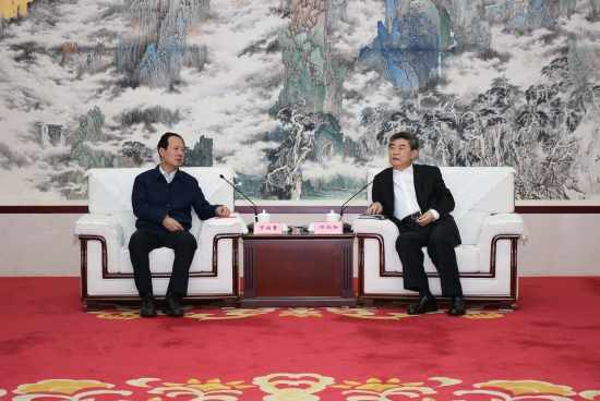 丁焰章拜會(huì)安徽省委常委、常務(wù)副省長鄧向陽