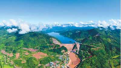 老撾南歐江水電站全流域投產發(fā)電