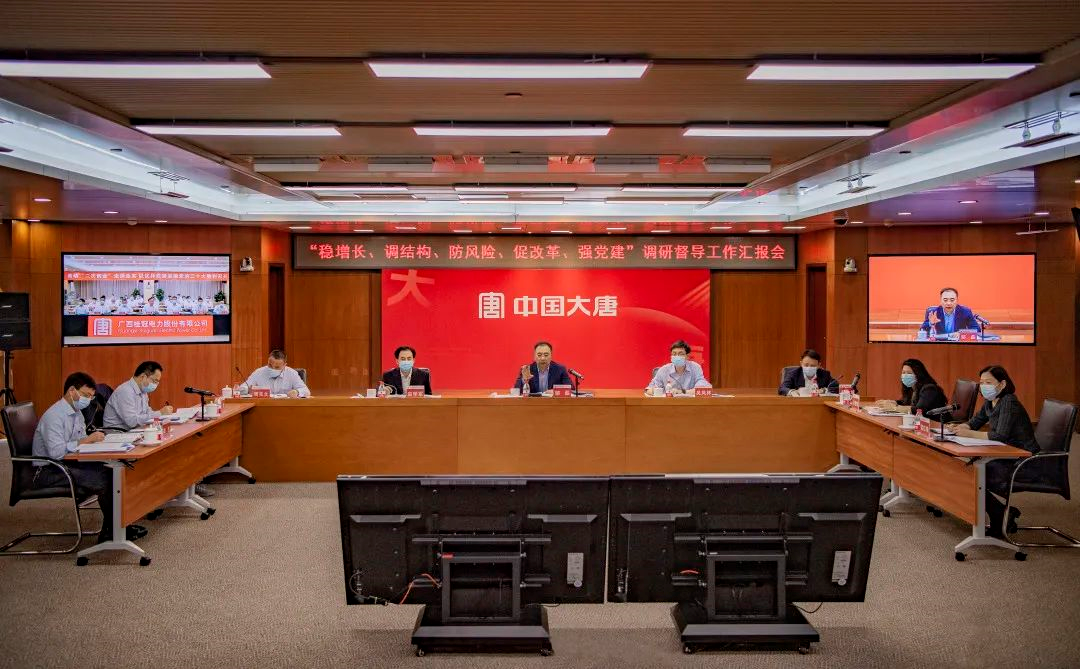 鄒磊調研督導桂冠電力“穩(wěn)增長、調結構、防風險、促改革、強黨建”工作