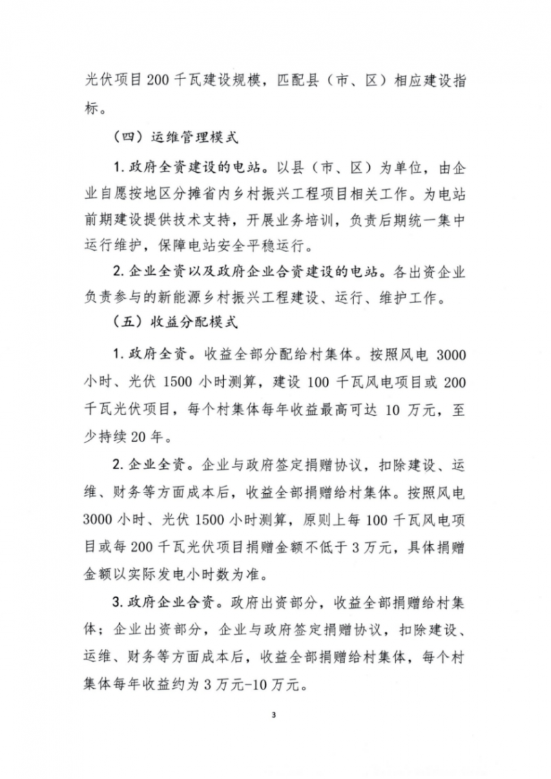 吉林省能源局發(fā)布全國首個出臺的省級“新能源+鄉(xiāng)村振興”方案！