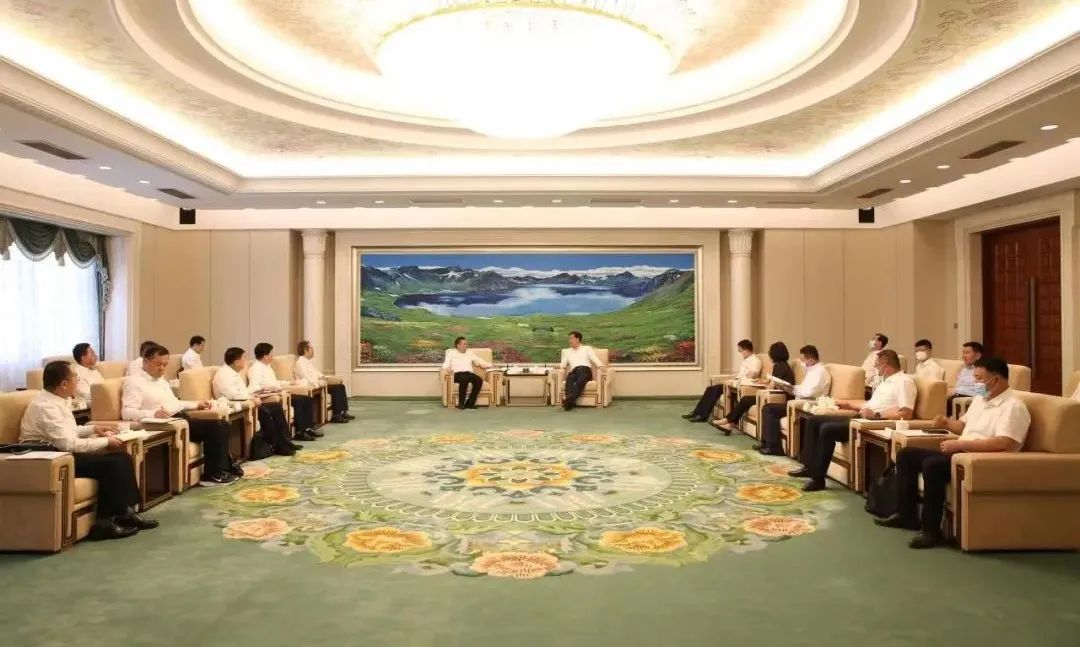 中國能建黨委書記、董事長宋海良拜會(huì)吉林省委常委、長春市委書記張志軍