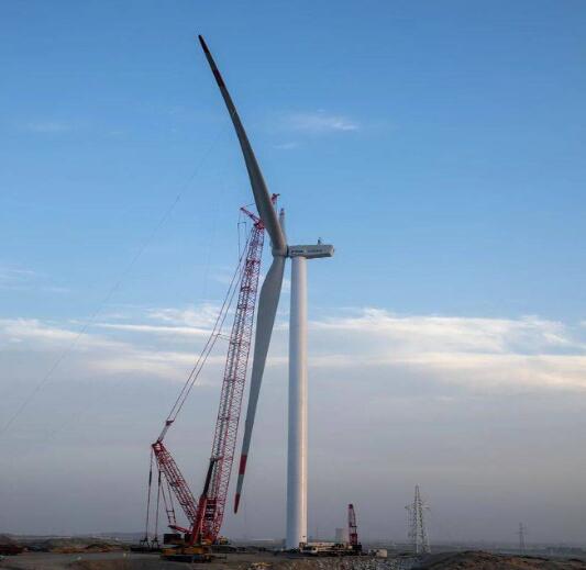 深耕大西北，H171-4MW分散式風(fēng)電項目成功首吊!
