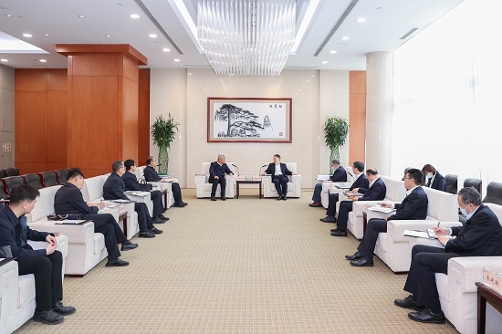 華能集團(tuán)黨組書記溫樞剛會見青海省委常委、海東市委書記烏拉孜別克·熱蘇力汗