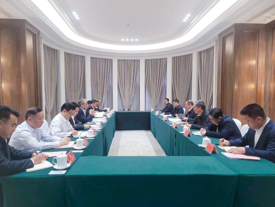 中國電建黨委副書記、總經(jīng)理王斌與黑龍江省常務副省長王一新舉行會談