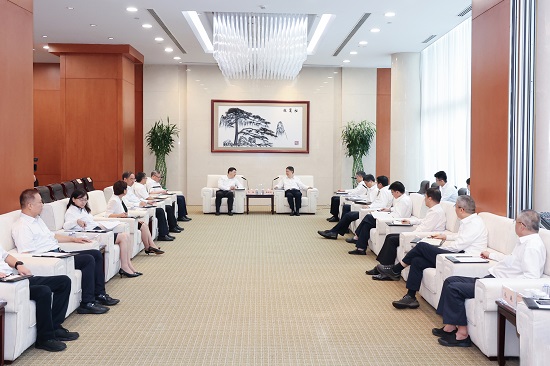 華能集團(tuán)黨組書記、董事長溫樞剛會見山西省委常委、太原市委書記韋韜
