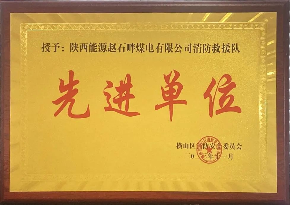 優(yōu)秀！再續(xù)輝煌！陜投集團趙石畔煤電消防工作又獲表彰