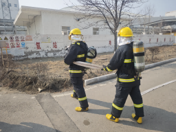 華潤電力盤錦公司發(fā)電黨支部、綜合黨支部聯(lián)合開展消防應(yīng)急演練