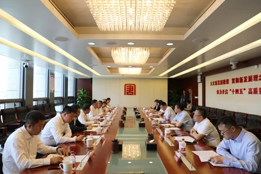 中建一局黨委書記、董事長吳愛國拜會大唐國際黨委書記、董事長王順啟